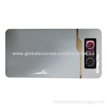 Factory Price 10,000mAh USB Power Bank with LED Display, 5V DC Output